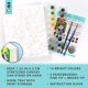 thumbnail image 5 of Kit de pintura por números Bright Stripes para niños con marco y pintura, 5 of 7