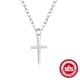 thumbnail image 1 of Collar HESHPAWS S925 Sterling Silver Cross Plateado, 1 of 3
