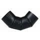 thumbnail image 2 of Empalme imperial para tubos de 3 pulgadas de diámetro, negro, 28 Ga, 2 of 2