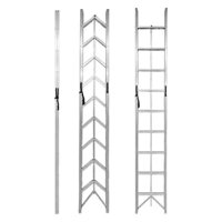 Genérico - Escalera Plegable Aluminio 9 Escalones Tijera 150Kg