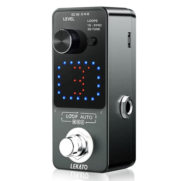 Pedal Looper Loop Auto Para Guitarra Eléctrica Y Bajo