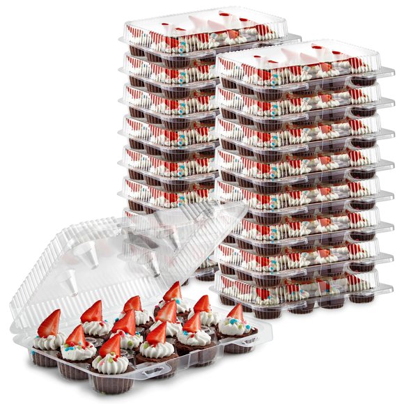 Recipientes para magdalenas Stock Your Home Mini (paquete de 40), 30 ml