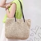 thumbnail image 4 of Bolso grande tejido de paja para mujer, bolso de playa hecho a mano, bolso de hombro, bolso de mano de paja, 4 of 5