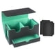 thumbnail image 2 of Caja Para Baraja De Cartas Organización Cierre Magnético Contenedor Protección Tarjetero Verde Y 2 Divisores, 2 of 3