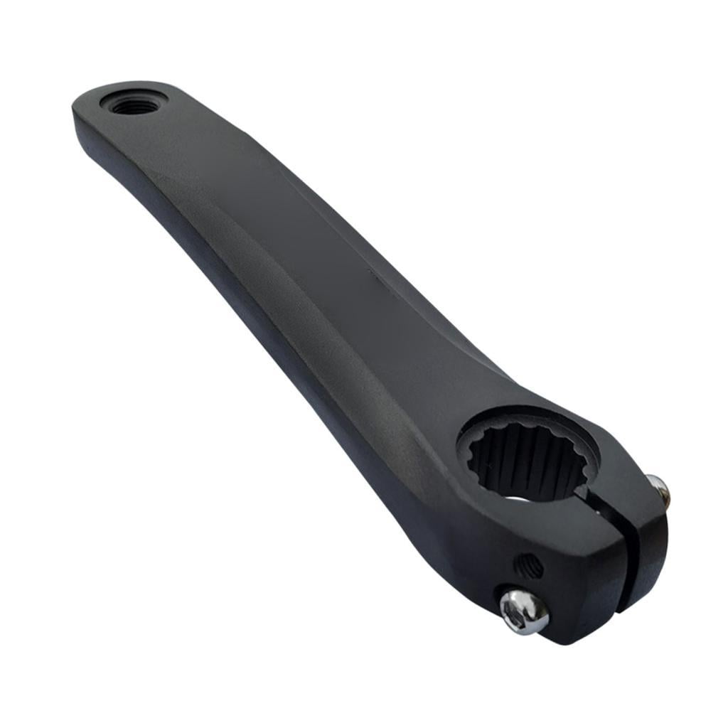 Magideal - Brazo De Manivela De Bicicleta Aleación De Aluminio Reemplazo Profesional Durable Brazo De Manivela De Cadena Única Izquierda Brazo De Manivela Izquie
