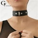 thumbnail image 1 of PU Leather Fetish Collar Gothic Rave Sexy Women Harness Collar Necklaces Fashion Body Bondage Cosplay Bdsm Erotic Accessories, 1 of 3