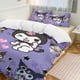 thumbnail image 1 of Kuromi Quilt Set Thicken Soft 3 Pieces Bedding Set All Season Duvet Cove with 2 Pillowcases for Adult Women Girls Teens Home Room Decor, 1 of 5