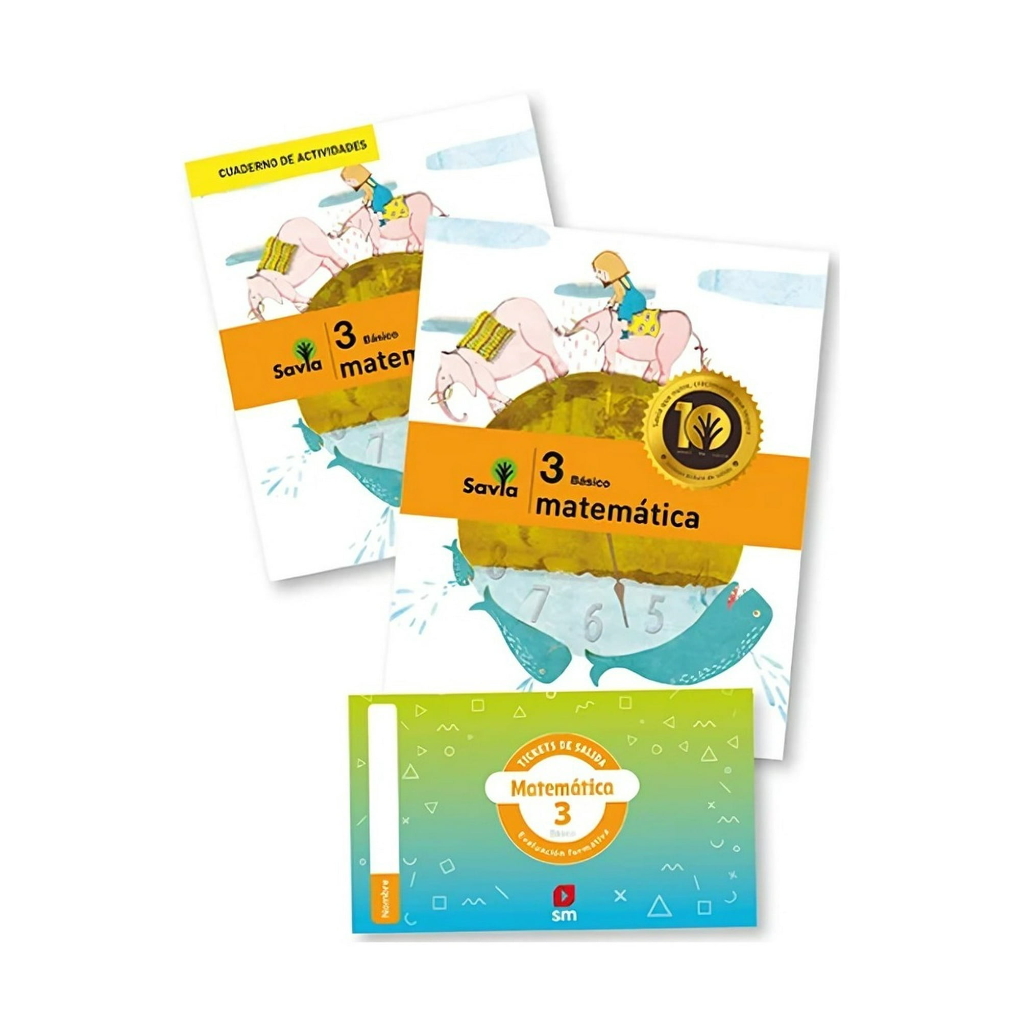 Top10books - Pack Matemática 3° Savia
