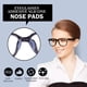 thumbnail image 5 of 18 pares de almohadillas de silicona para la nariz de las gafas, almohadillas adhesivas antideslizantes para las gafas de sol., 5 of 5