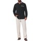 thumbnail image 2 of INSPIRE CHIC Camisas de Vestir para Hombre de Manga Larga con Cuello de Cuadros y Botones Abajo 2XL Negro, 2 of 6