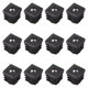 thumbnail image 1 of Uxcell 12 piezas de insertos para tubos con rosca 0.59"x0.59"OD para tapón de plástico, inserto de rueda, tapa de pata de silla, 1 of 7