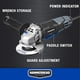 thumbnail image 3 of Esmeriladora angular Hammerhead HAAG060 de 6 A con 3 discos de desbaste, 3 of 6