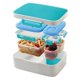thumbnail image 5 of Kit de Almuerzo Rubbermaid LunchBlox Pequeño Azul a Prueba de Fugas, 5 of 5