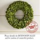 thumbnail image 5 of Guirnalda de madera de boj preservada de Boxwood Valley, 40 cm, decoración de boda, 5 of 9