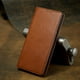 thumbnail image 2 of Genuine Leather Flip Phone Case for Samsung Galaxy S23+, S22 Ultra, and S21 - Plug-in Card Wallet & Protective Cover, 2 of 3
