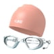 thumbnail image 3 of Gafas De Natación Con Gorro Para Adultos, Antivaho, Color Rosa, 3 of 5