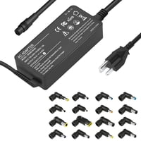 Elecbrain - Cargador De Portátil Con Adaptador Ac Universal De 90 W Para Hp Dell Lenovo