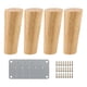 thumbnail image 1 of 4u Pies De Apoyo De Madera Maciza Para Muebles 20cm, 1 of 5