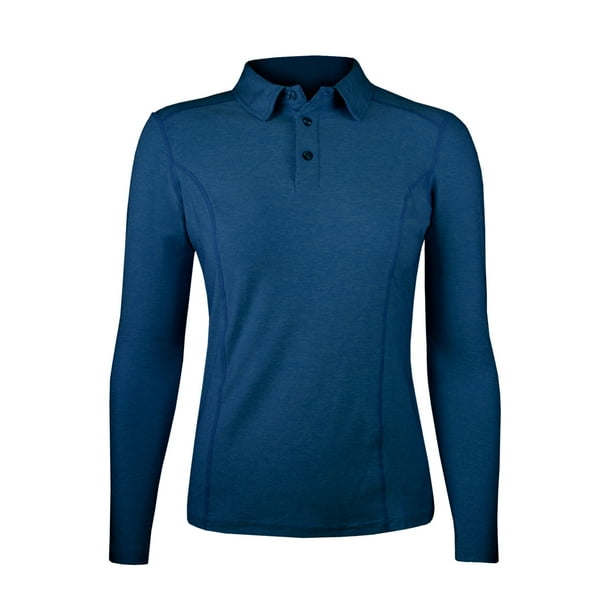 Polera Dry Fit Con Cuello Manga Larga Mujer