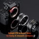 thumbnail image 2 of Adaptador De Objetivo Pk A Sony E Mount, 2 of 8