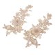 thumbnail image 4 of 1 Par De Apliques De Cuello Con Bordado Dorado, 4 of 5