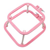 Bothyi - Soporte De Mesa Para Bordar, Aro De Bordado Para Acolchar, Costura, Color Rosa