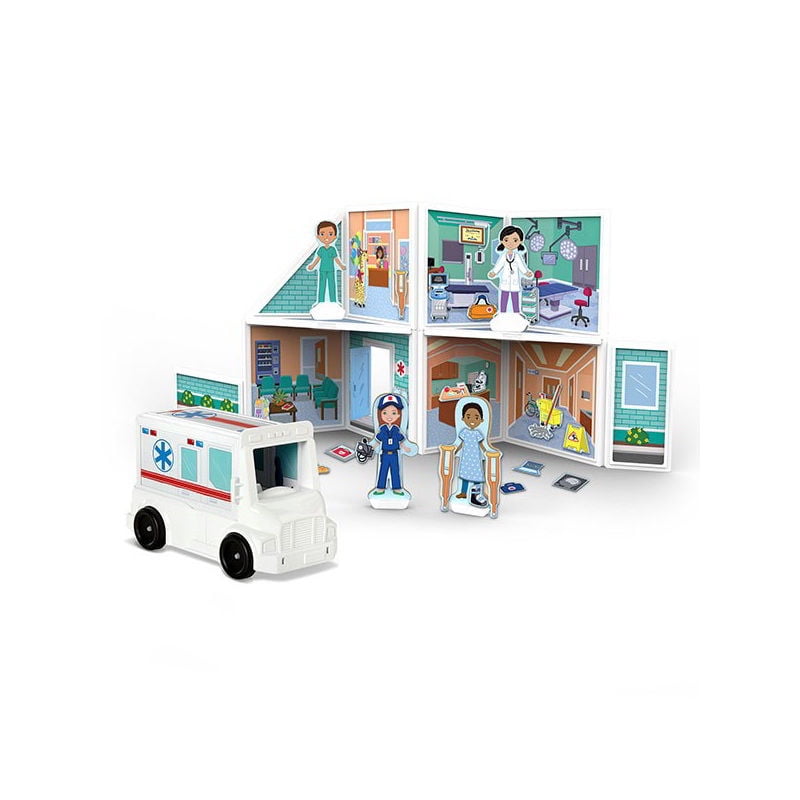 Melissa & Doug - Juego Magnético Magnetivity Hospital.