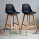 thumbnail image 1 of Pack 2 Taburetes Piso Bar Acolchado Altura 65cm Eames Tulip Negro, 1 of 10