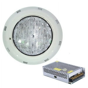 Hb Led - Foco Led Piscina Frío 18W-12V Con Fuente De Poder 5 Amp