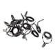 thumbnail image 1 of 10 Piezas De Cerámica Anillos De Ojo Guías De Ca?a De Pescar Consejos Marco De Acero Inoxidable 6 #, 1 of 3