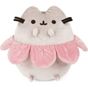 Peluche Gund Pusheen Con Pétalos De Flores Con Forma De Gato, 9.5 Pulgadas