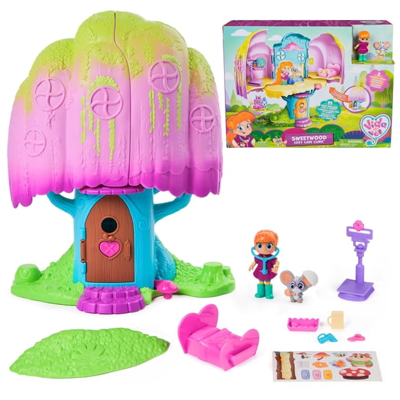 Playset Vida the Vet Clinic Treehouse con figuras y accesorios