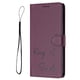 thumbnail image 2 of Funda Cartera para iPhone 17e con Bloqueo RFID, Cierre Magnético y Ranuras Tarjetas Morado, 2 of 5