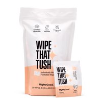 Mightygood. - Toallitas Húmedas Desechables Mightygood Wipe That Tush, Paquete De 30