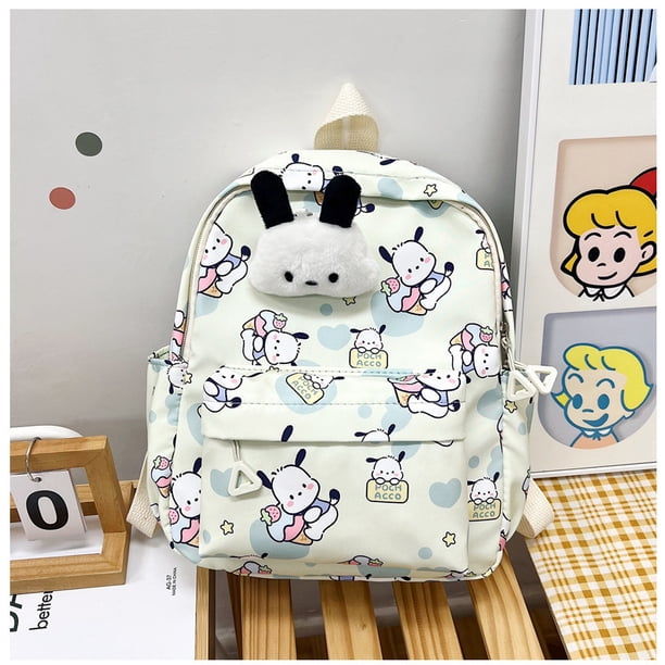 Kindergarten Kuromi Backpack Snoopy Girls School Bags Kawai Cartoon Kids Satchel School Stationery/ Gifts