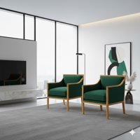 Sitial Home - Juego De Sitiales George Verde Botella