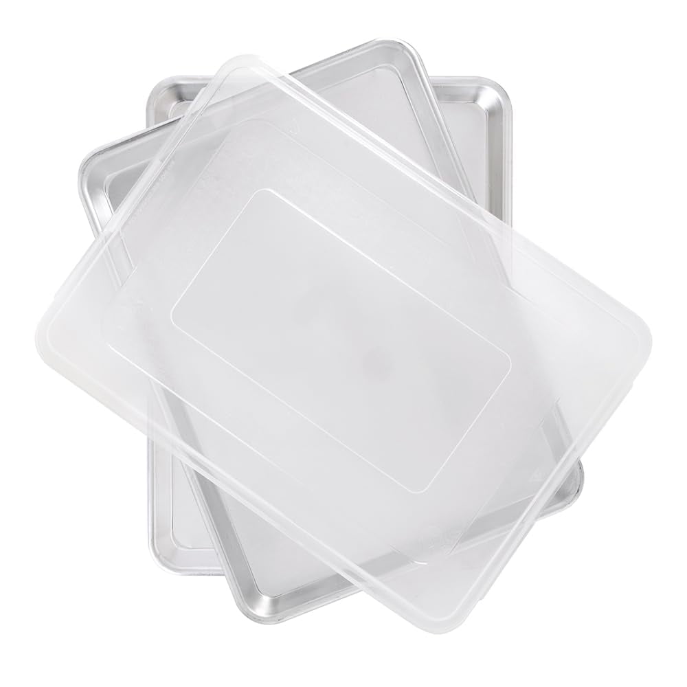 Juego De Bandejas Para Hornear Nordic Ware Naturals Con Tapa, 3 Piezas