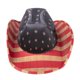 thumbnail image 2 of Sombrero Windy City Novelties 53 cm Pequeño con Bandera Vintage, 2 of 9