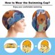 thumbnail image 3 of Somos osos Gorro de Natación de Licra, Gorro de Baño de Tela Cómoda, Gorro Elástico Antideslizante para Hombres, Mujeres y Niños, 3 of 6