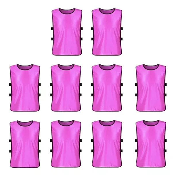 Pack X10 Chaleco Deportivo Peto Multiuso Para Adultos Futbol