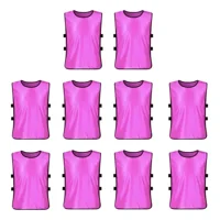 Linea Sport - Pack X10 Chaleco Deportivo Peto Multiuso Para Adultos Futbol