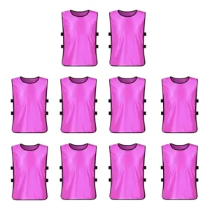 Linea Sport - Pack X10 Chaleco Deportivo Peto Multiuso Para Adultos Futbol