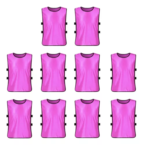 Linea Sport - Pack X10 Chaleco Deportivo Peto Multiuso Para Adultos Futbol