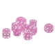 thumbnail image 2 of Paquete De 10 Dados Acrílicos D6 De Seis Caras Para Juguetes De Juego De Mesa De Fiesta D&D TRPG, Color Rosa, 2 of 4