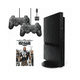 thumbnail image 1 of Sony PlayStation 2 PS2 Slim Console System Bundle with 2 Retrofam Controllers and Blitz: The League Game (Refurbished), 1 of 6
