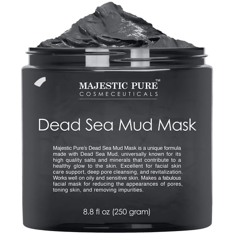 Mascarilla De Barro Majestic Pure Del Mar Muerto Para Rostro Y Cuerpo 260 Ml