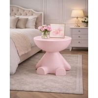 Imac Hogar - Mesa De Arrimo Escultural Mesa De Arrimo Escultural Rosa