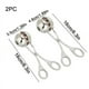 thumbnail image 1 of 1pc/2pcs Meatball Clip, Stainless Steel Non-stick Pot Meatball Maker, Meatball Making Tool Clip, Novice Non-stick Stopper Meatball Spoon, Cooking Spoon, Stainless Steel Kitchen Accessories, 1 of 5