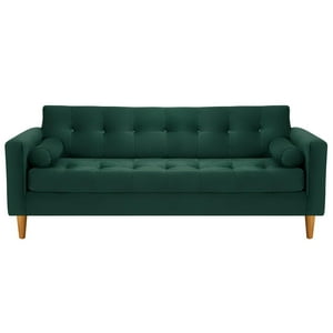 Bodevir - Sofa Retro 3Cg Felpa 04 Verde Botella