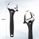 thumbnail image 5 of Llave inglesa WORKPRO 15 cm de acero Cr‑V con óxido negro, 5 of 9